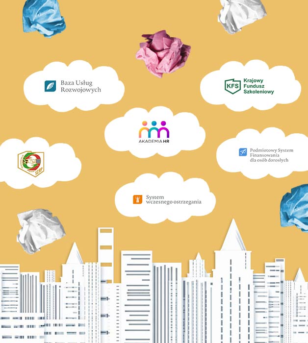 Obrazek pokazujący szczęśliwych ludzi lecących w rakiecie